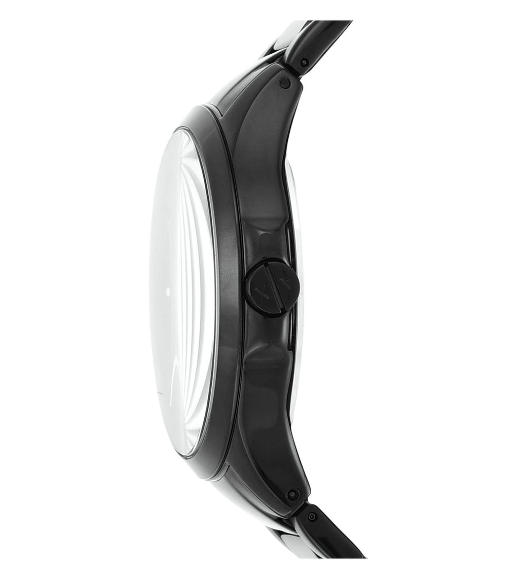 Armani Exchange Hampton AX2164 Men's Chronograph Watch – Black Dial with Black Stainless Steel Strap